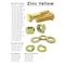 Boltsandnuts.Com Grade 8 and Class 10.9 Cap Scrws, Nuts, Wshrs & Lock Wshrs - Zinc Clear & Zinc Yellow - 4024 PCS Assortment Kit #518 - alternate 3